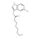5-Bromo-3-indoxyl caprylate (CAS 133950-69-3) - chemical structure image