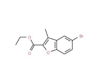 5-Bromo-3-methyl-benzofuran-2-carboxylic acid ethyl ester - chemical structure image