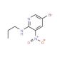 5-Bromo-3-nitro-2-propylaminopyridine (CAS 1033202-50-4) - chemical structure image