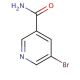 5-Bromo-3-pyridinecarboxamide (CAS 28733-43-9) - chemical structure image