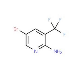 5-Bromo-3-(trifluoromethyl)-2-pyridinylamine (CAS 79456-34-1) - chemical structure image
