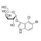 5-Bromo-4-chloro-3-indolyl α-D-galactopyranoside (CAS 107021-38-5) - chemical structure image