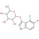5-Bromo-4-chloro-3-indolyl β-D-fucopyranoside (CAS 17016-46-5) - chemical structure image