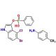 5-Bromo-4-chloro-3-indolyl phenyl phosphonate, p-toluidine salt - chemical structure image