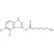 5-Bromo-4-chloro-3-indoxyl caprylate (CAS 129541-42-0) - chemical structure image