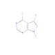 5-Bromo-4-chloro-7-methyl-7H-pyrrolo[2,3-d]pyrimidine (CAS 1266343-30-9) - chemical structure image