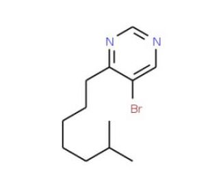 5-Bromo-4-isooctylpyrimidine (CAS 951884-24-5) - chemical structure image