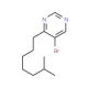 5-Bromo-4-isooctylpyrimidine (CAS 951884-24-5) - chemical structure image