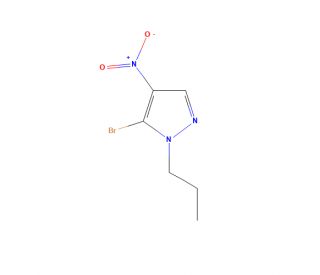 5-Bromo-4-nitro-1-propyl-1H-pyrazole (CAS 1429309-51-2) - chemical structure image