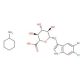 5-Bromo-6-chloro-3-indolyl β-D-glucuronide cyclohexylammonium salt (CAS 144110-43-0) - chemical structure image