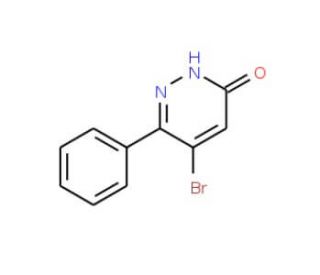 5-Bromo-6-phenyl-2H-pyridazin-3-one (CAS 90766-97-5) - chemical structure image