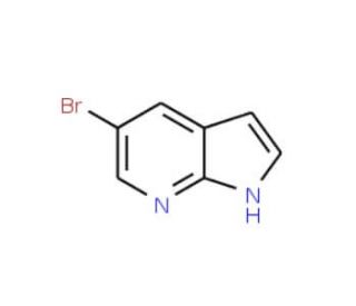 5-Bromo-7-azaindole (CAS 183208-35-7) - chemical structure image