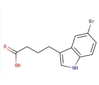 5-Bromo-Indole-3-butyric acid (CAS 13993-31-2) - chemical structure image