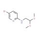 5-bromo-N-(2,2-dimethoxyethyl)pyridin-2-amine (CAS 474708-93-5) - chemical structure image