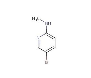 5-bromo-N-methylpyridin-2-amine (CAS 84539-30-0) - chemical structure image