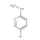 5-bromo-N-methylpyridin-2-amine (CAS 84539-30-0) - chemical structure image