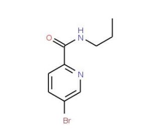 5-Bromo-N-propylpicolinamide (CAS 845305-89-7) - chemical structure image