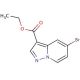 5-Bromo-pyrazolo[1,5-a]pyridine-3-carboxylic acid ethyl ester (CAS 885276-93-7) - chemical structure image