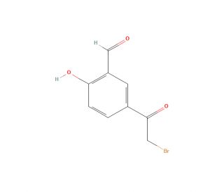 5-(Bromoacetyl)salicylaldehyde (CAS 115787-50-3) - chemical structure image