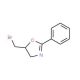 5-(bromomethyl)-2-phenyl-4,5-dihydro-1,3-oxazole (CAS 99057-83-7) - chemical structure image
