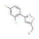 5-(bromomethyl)-3-(2,4-dichlorophenyl)isoxazole (CAS 5301-00-8) - chemical structure image
