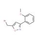 5-(bromomethyl)-3-(2-methoxyphenyl)isoxazole - chemical structure image
