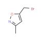 5-(Bromomethyl)-3-methylisoxazole (CAS 36958-61-9) - chemical structure image