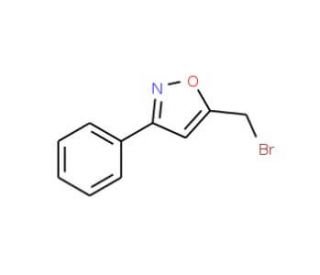 5-(Bromomethyl)-3-phenylisoxazole (CAS 2039-50-1) - chemical structure image
