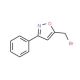 5-(Bromomethyl)-3-phenylisoxazole (CAS 2039-50-1) - chemical structure image