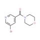 (5-Bromopyridin-3-yl)morpholin-4-yl-methanone (CAS 342013-81-4) - chemical structure image