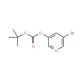 5-Bromopyridin-3-yl tert-butyl carbonate (CAS 1087659-21-9) - chemical structure image