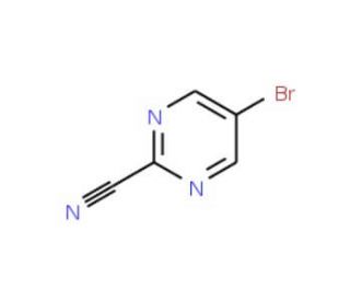 5-Bromopyrimidine-2-carbonitrile (CAS 38275-57-9) - chemical structure image