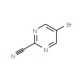 5-Bromopyrimidine-2-carbonitrile (CAS 38275-57-9) - chemical structure image