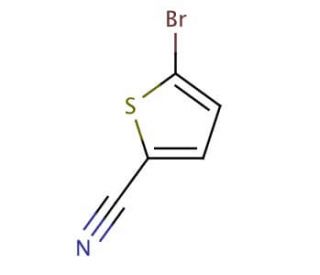 5-Bromothiophene-2-carbonitrile (CAS 2160-62-5) - chemical structure image