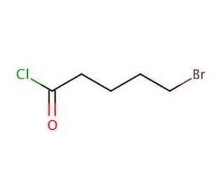 5-Bromovaleryl chloride (CAS 4509-90-4) - chemical structure image