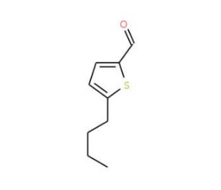 5-Butyl-thiophene-2-carbaldehyde (CAS 98954-25-7) - chemical structure image