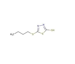 5-(butylthio)-1,3,4-thiadiazole-2-thiol (CAS 56492-83-2) - chemical structure image