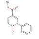 5-Carboxy-N-phenyl-2-1H-pyridone, Sodium Salt (CAS 1189982-99-7) - chemical structure image