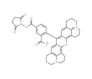 5-Carboxy-X-rhodamine N-succinimidyl ester (CAS 344402-35-3) - chemical structure image