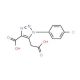 5-(Carboxymethyl)-1-(4-chlorophenyl)-1H-1,2,3-triazole-4-carboxylic acid - chemical structure image