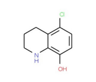 5-Chloro-1,2,3,4-tetrahydro-quinolin-8-ol - chemical structure image