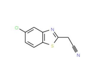 (5-chloro-1,3-benzothiazol-2-yl)acetonitrile - chemical structure image