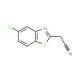 (5-chloro-1,3-benzothiazol-2-yl)acetonitrile - chemical structure image