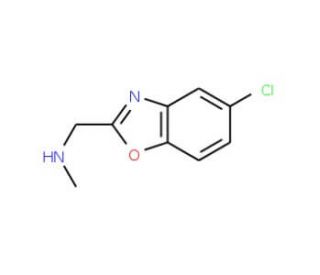 (5-Chloro-1,3-benzoxazol-2-yl)-N-methylmethanamine - chemical structure image