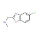 (5-Chloro-1,3-benzoxazol-2-yl)-N-methylmethanamine - chemical structure image