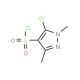 5-Chloro-1,3-dimethylpyrazole-4-sulfonyl chloride (CAS 88398-93-0) - chemical structure image