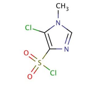 5-chloro-1-methyl-1H-imidazole-4-sulfonyl chloride - chemical structure image