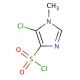 5-chloro-1-methyl-1H-imidazole-4-sulfonyl chloride - chemical structure image