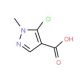5-Chloro-1-methyl-1H-pyrazole-4-carboxylic acid (CAS 54367-66-7) - chemical structure image