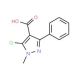 5-Chloro-1-methyl-3-phenyl-1H-pyrazole-4-carboxylic acid - chemical structure image